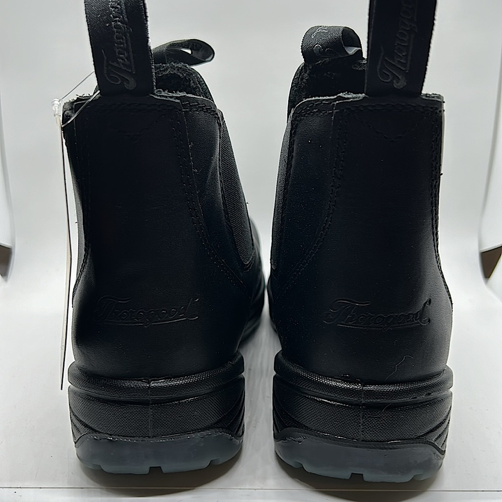 Thorogood Job Fitted NIB Black Leather Work Boots Shoes **Size 9.5** - Picture 5 of 7